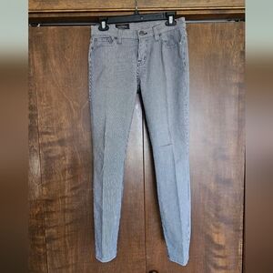 J. Crew Toothpick Railroad Striped Skinny Jeans sz 26